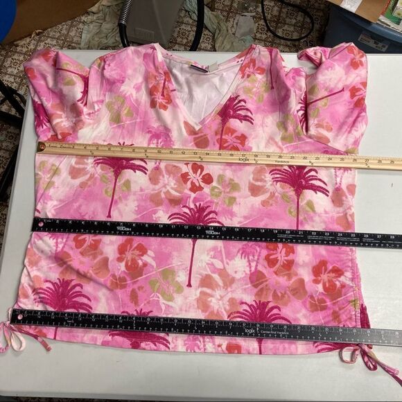 JAMAICA BAY, Women’s Pink top Size 3X Long Sleeve - Picture 4 of 10